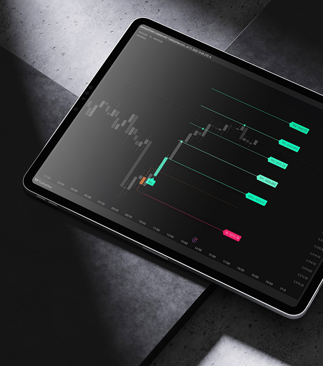 Tablet showing educational analysis tools